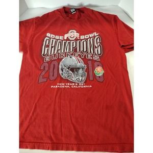 ROSE BOWL Champions Buckeyes Ohio State 2010 Size L Red